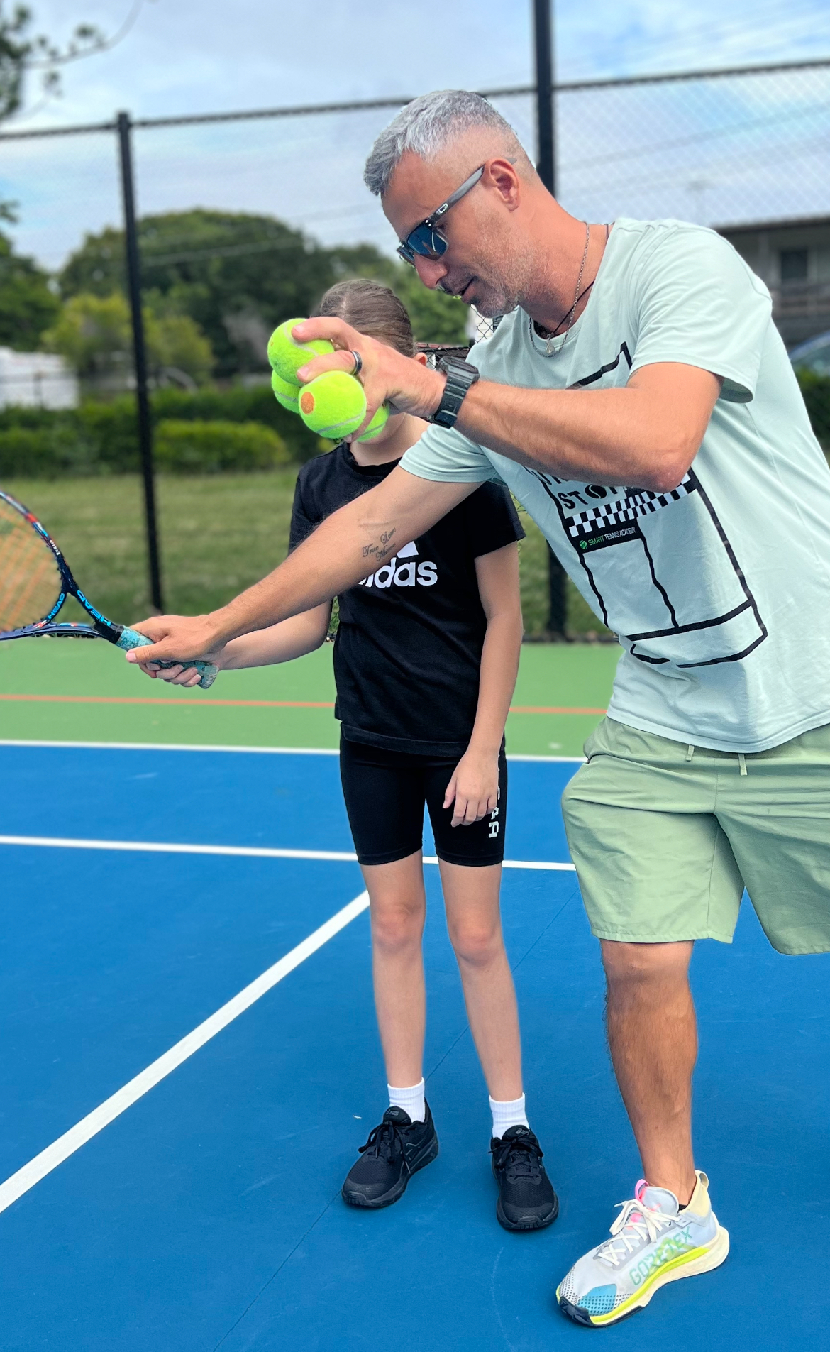 Expert tennis coaching